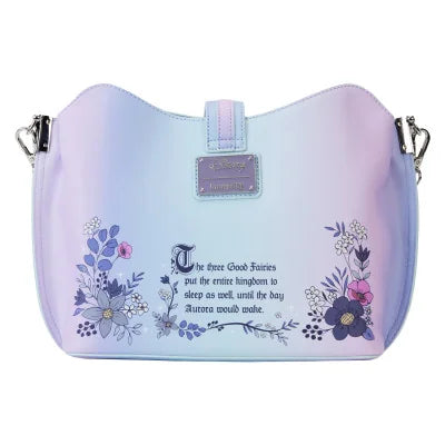 Disney - Loungefly - Sac à main Sleeping Beauty 65Th Anniversary Floral Crown