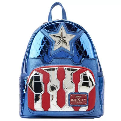 Marvel - Loungefly - Sac à dos Shine Captain America Cosplay